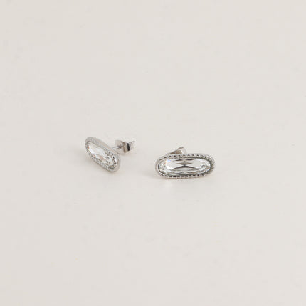 Boucles puces - ornées de cristaux de Swarovski® en forme de tige