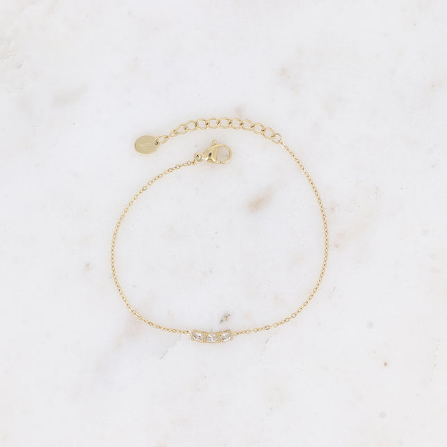 Bracelet Erica - 3 oxydes de zirconium