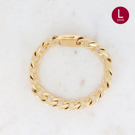 Bracelet UNISEX - maille gourmette 22 CM