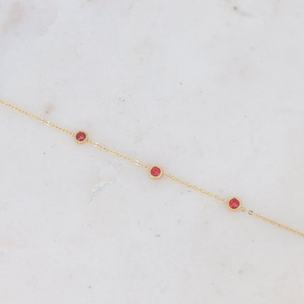 Maelyse Bracelet - 3 zirconium oxides