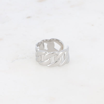 Bague Aiden - maille gourmette