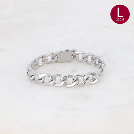 Bracelet UNISEX - maille gourmette 22 CM