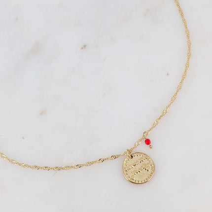 Fleury Necklace - Flower and Birth Month