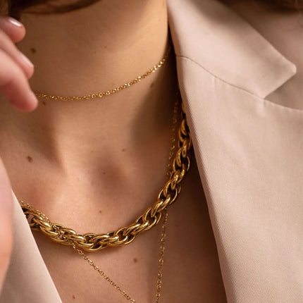 Collier Camron - unisex, maille