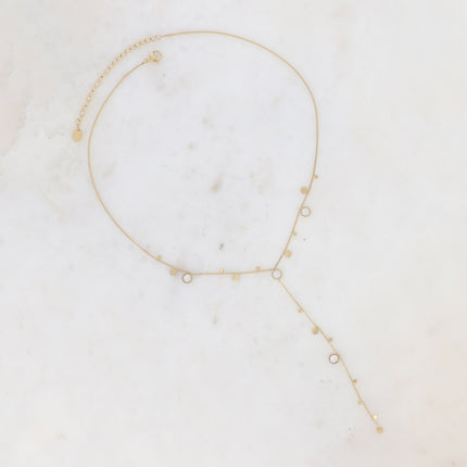 Collier Khalissa Y - cristaux Swarovski® PP20