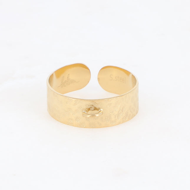 Bague Caspary martelée