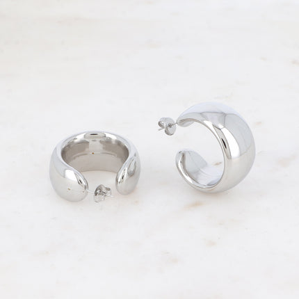 Créoles bombées 30mm