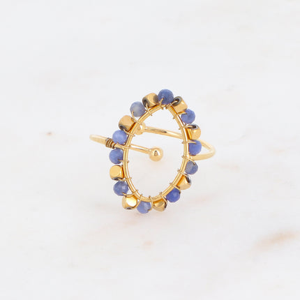 Bague Gloria avec pierres naturelles