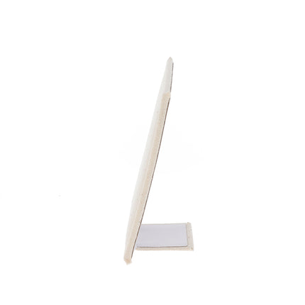 Linen display stand for 8 pairs of earrings