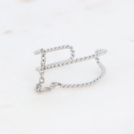 Bague torsadée BMR1251