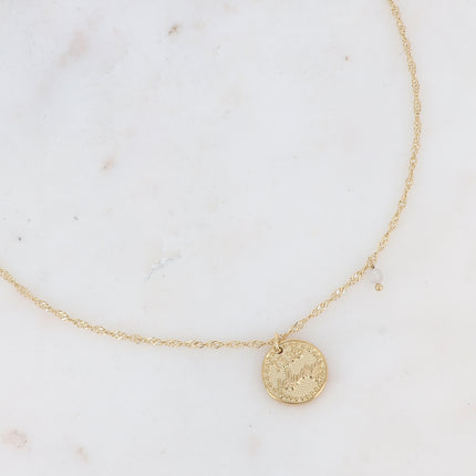Fleury Necklace - Flower and Birth Month