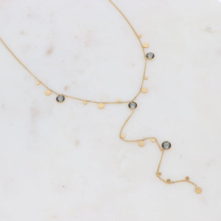 Collier Khalissa Y - cristaux Swarovski® PP20