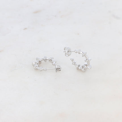 Hoop earrings - round 1.8 cm