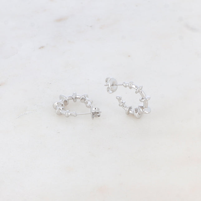 Hoop earrings - round 1.8 cm