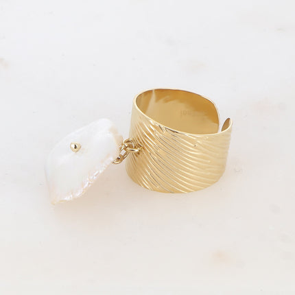 Bague Ashton - perle d'eau douce