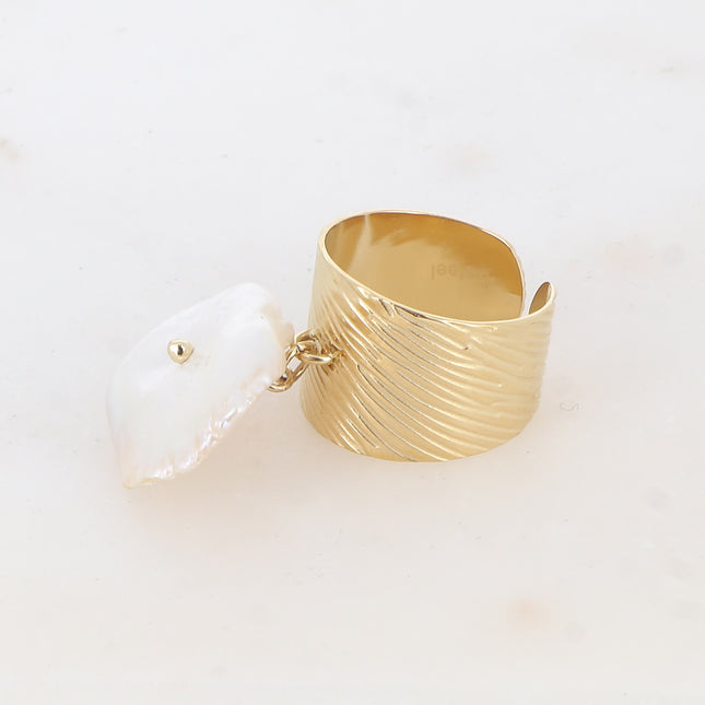 Bague Ashton - perle d'eau douce