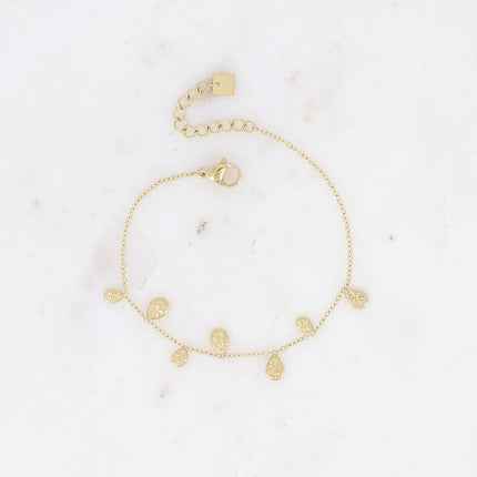 Bracelet Zia - mini gouttes texturées