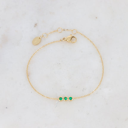 Bracelet Mizano - 3 oxydes de zirconium