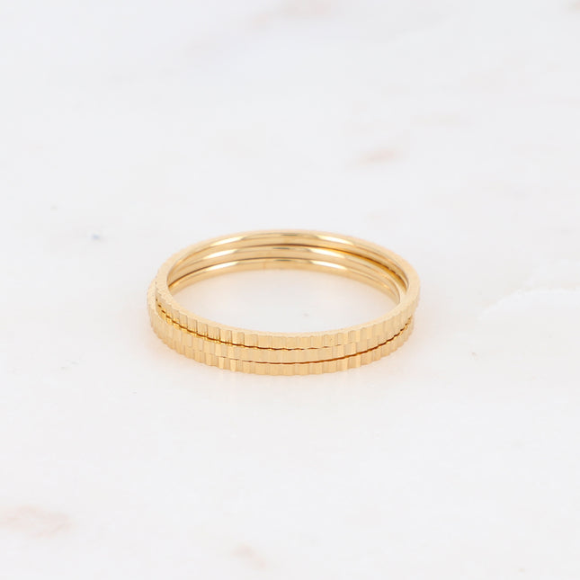 Bagues Ringues martelées