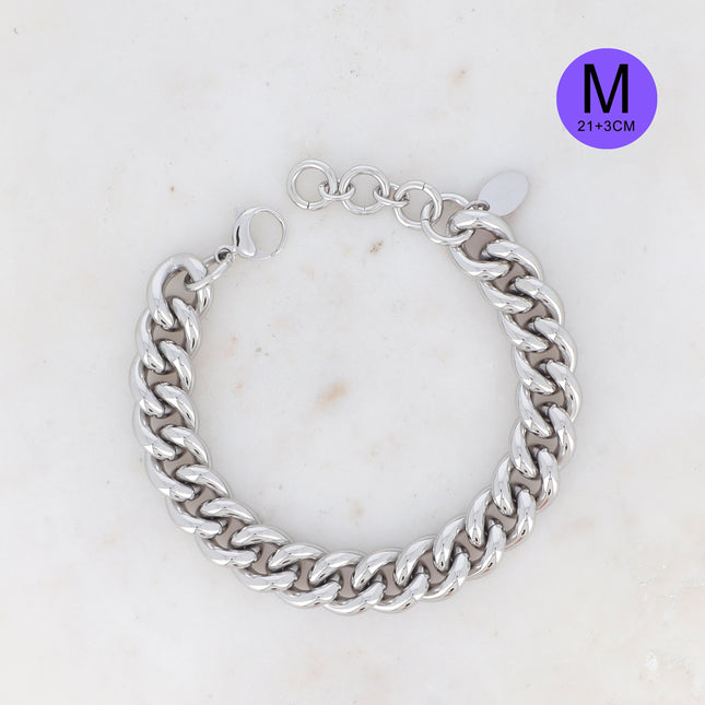 Cooper M Bracelet - unisex, thick link 24 cm