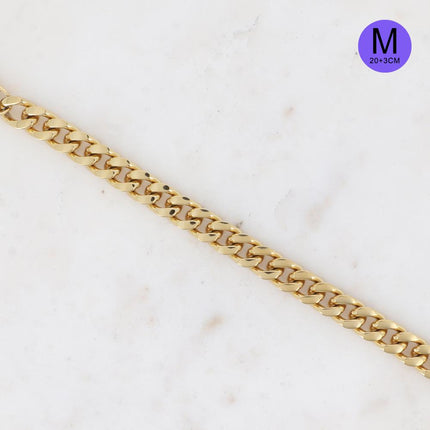 Bracelet UNISEX Kaja M - maille gourmette 20+3CM