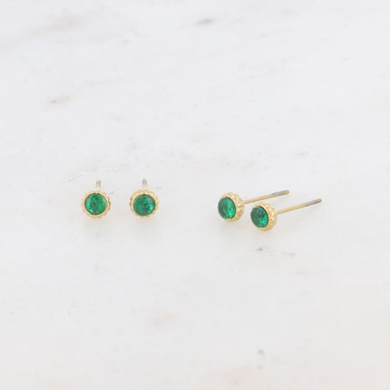 Boucles puces - oxydes de zirconium