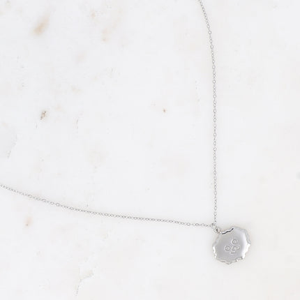 Collier - pendentif tête de chiot souriante