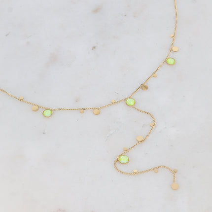 Collier Khalissa Y - cristaux Swarovski® PP20