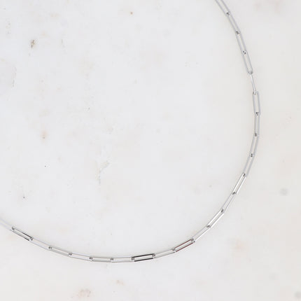 Malo necklace - rectangular links
