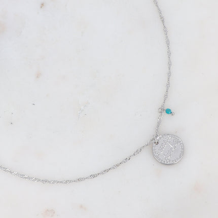 Fleury Necklace - Flower and Birth Month