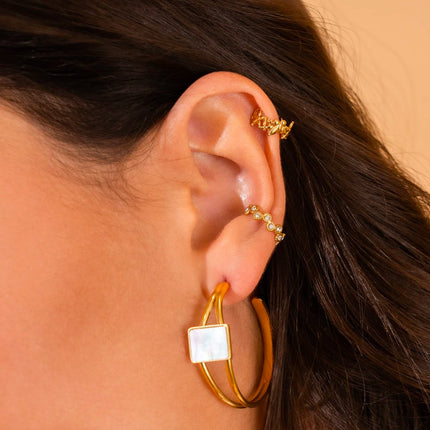Earcuffs Horine dorés