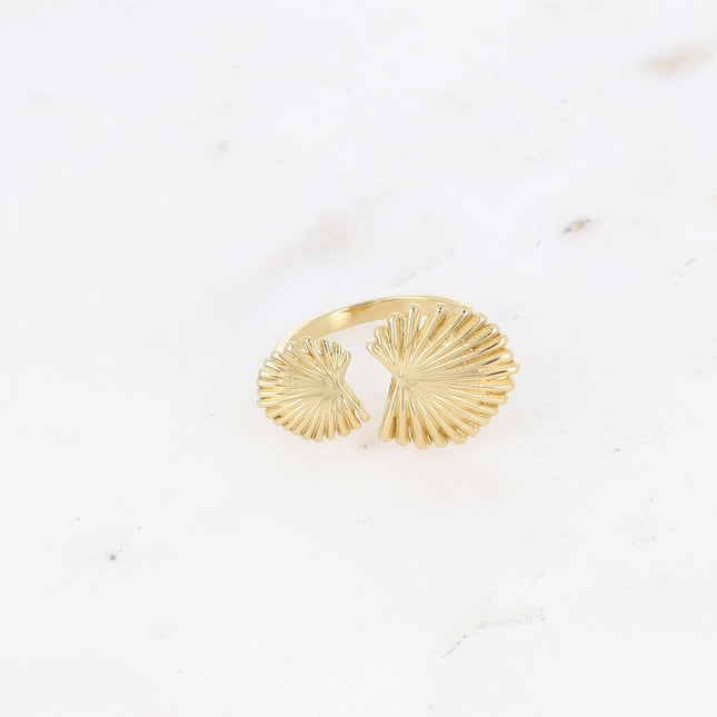 Bague Aéline - double feuillage