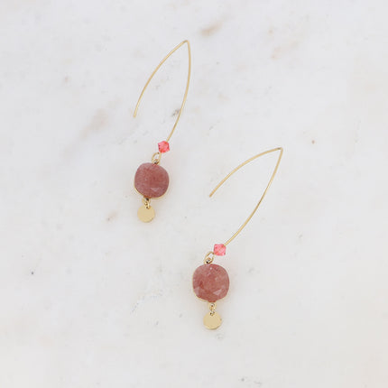Boucles Aléa Stone - pierres naturelles et cristaux