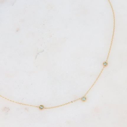 Collier Maelyse - 3 oxydes de zirconium