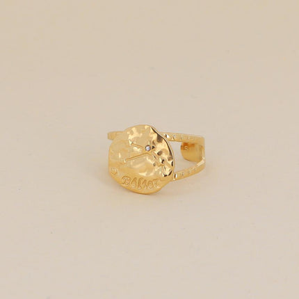 Bague Astro effet martelé