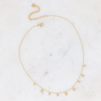 Collier Zia - mini gouttes texturées