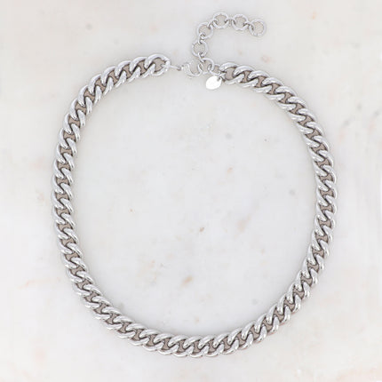 Collier Cooper - unisex, maille épaisse 57 cm