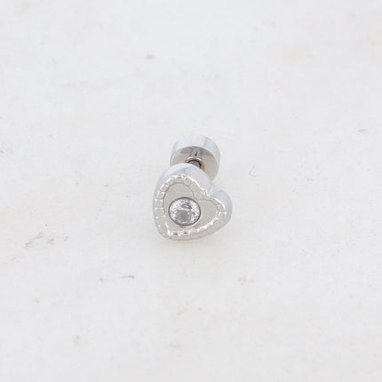 Piercing - coeur et oxyde de zirconium