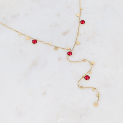 Collier Khalissa Y - cristaux Swarovski® PP20