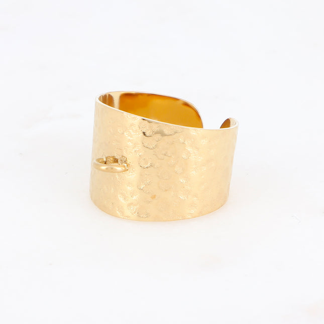 Bague martelée