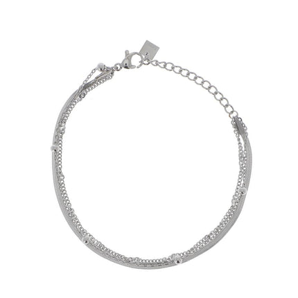 Bracelet Foxy - maille miroir et maille avec boules