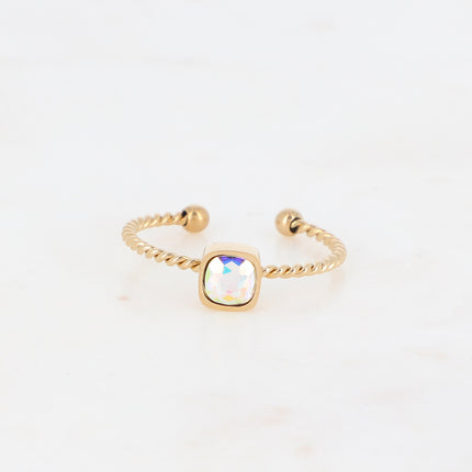 Bague Amael - cristaux 5mm