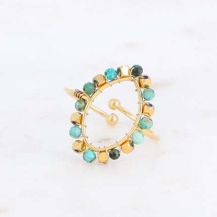 Bague Gloria avec pierres naturelles