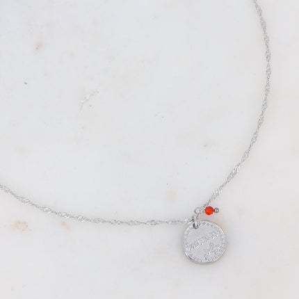 Fleury Necklace - Flower and Birth Month