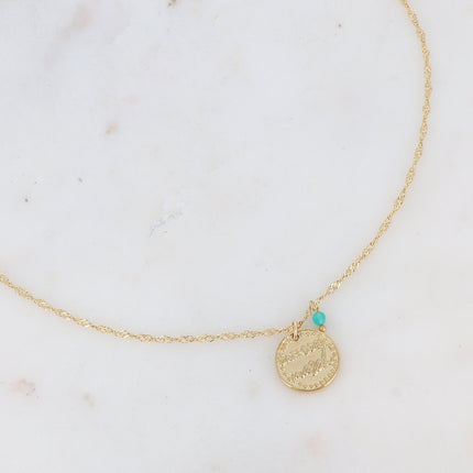 Fleury Necklace - Flower and Birth Month