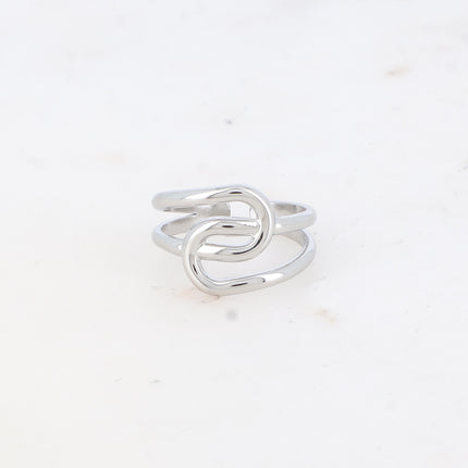 Bague - lignes entrecroisées