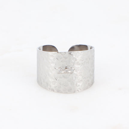 Bague martelée