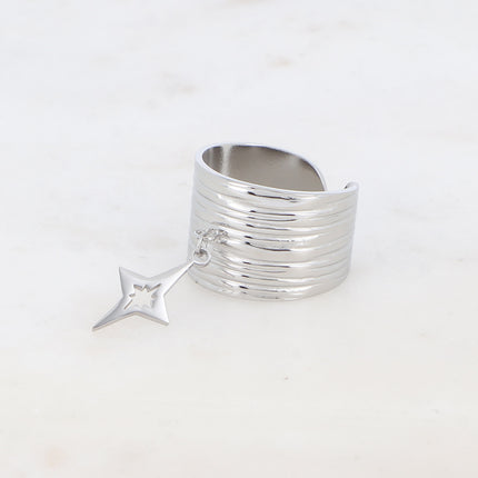 Bague Anaia - étoile ajourée
