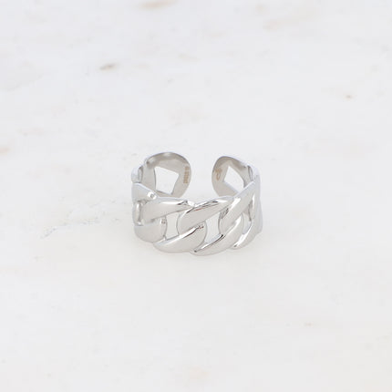 Bague Aiden - maille gourmette