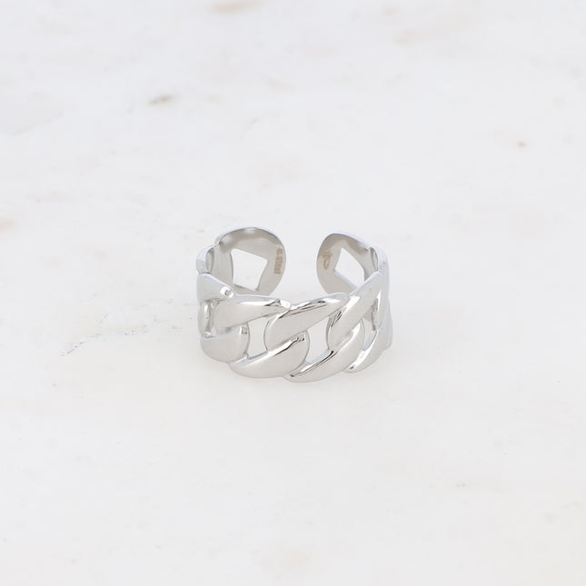 Bague Aiden - maille gourmette